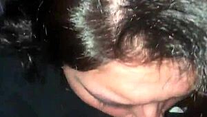 Latina amateur eagerly sucks massive big black cock in sloppy blowjob.