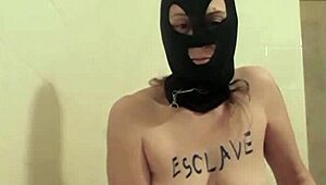 european french slave indulges in solo bdsm self-session, getting wet on march 27, 2023