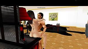 chloe endures intense punishment in virtual sex world