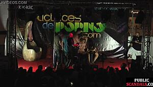 i saw these spanish babes fingering and blowing monster cocks in public, it was so huge and wild