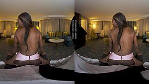 Ana Foxxx, my horny girlfriend, riding cock in hotel? Take care of your fan's desires?