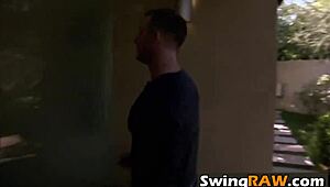 Swingers feel ecstatic banging in wild orgy reality show