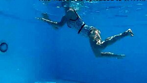 beautiful blonde zazie skymm swims nude