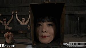 Gal Rips Clothes In Cage