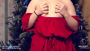 Kira Dances In Red Dress