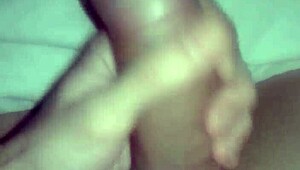 gay twink masturbates with monster cock