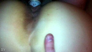 amateur girlfriend bent over in pov doggystyle with european friend