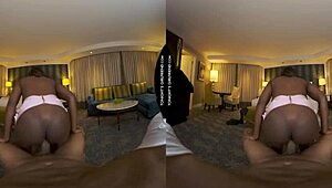 Ana Foxxx, my horny girlfriend, riding cock in hotel? Take care of your fan's desires?