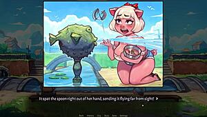 my pig princess hentai game pornplay ep 10 with naughty ice cream sucking techniques