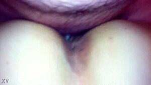 amateur girlfriend bent over in pov doggystyle with european friend