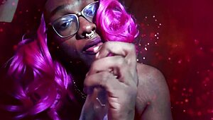 hey, wanna see miss jadence fuck and suck tranny daddy's dick hard?