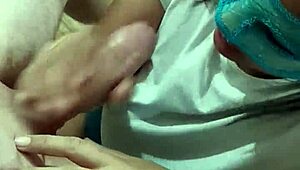 why does that slutty filipina wife suck cock right in front of her husband