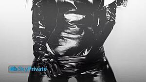 squeaky pvc joi jerk off instructions and unbearable latex teasing from mistress emily doomed stir deep emotions