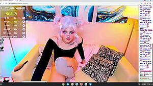 cosplay hentai pet teases with playful desires in anime fantasy