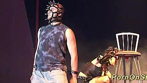 Crazy Fetish Show On Stage