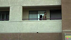 Brunette sucks thick black cock