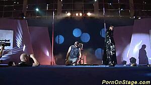 Crazy Fetish Show On Stage