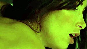 Cla Gaultier and Megane Lopez Share Dildo in Intense Lesbian Anal Scene