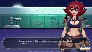 Hey, she's thrilled with that big dildo deep inside her!