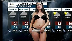 Black-haired cutie gets wet and wild