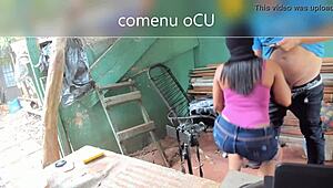 Wow, wet pussy in soaked panties leads to hardcore interracial fucking!