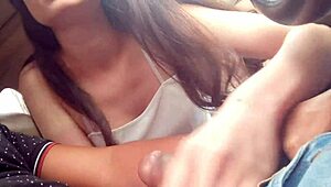 My best friend says, 'suck my dick,' so we stop on the highway for oral service