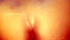 Aninha's big ass riding hard with horny rebolando moves