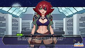 Hey, she's thrilled with that big dildo deep inside her!