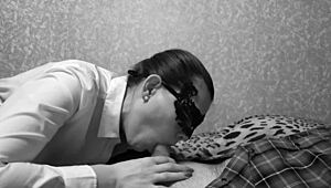 ivypoisonsex teases boss with deepthroat in lingerie at home