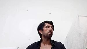 Huge Dick Spurts Thick Cum in Transparent Underwear and Open Shirt