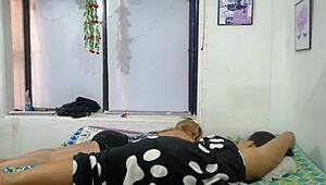 1 Parte: Follo con Madrastra Hasta Correrme Sobre Ella