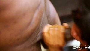 Ebony Maid Gets Bent Over For Boss's Hardcore Doggystyle Blowjob!