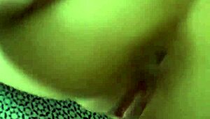 petite latina bends over for doggystyle creampie