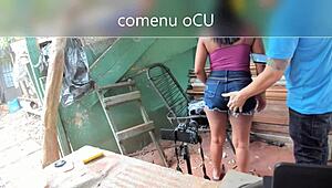 Wow, wet pussy in soaked panties leads to hardcore interracial fucking!