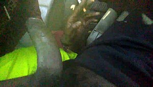 Nasty Amateur Deepthroats Huge Black Cock Outdoors