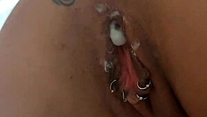 Watching that cock slide into my tight cunt