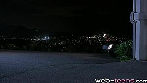 Skinny Teen Says, 'Rim Me Hard!'