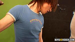 Gay Lad Participating In A Group Activity With Three Participants