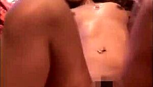 Yuzuki says, 'Watch my tattooed curves in the love hotel with blowjobs and facials.'