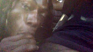 Nasty Amateur Deepthroats Huge Black Cock Outdoors