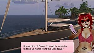 Watch the otter and cow get pounded by the stallion boss on the beach