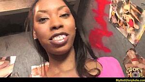 Gloryhole Porn Amazing Hot Interracial Blowjob Sucking Action