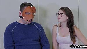 Oh, frisky teen 18+ is getting her anal hole pounded!