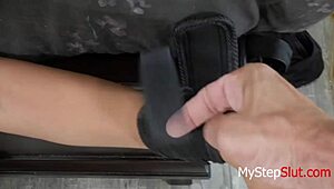 Ebony step daughter Nia Nacci lets you fuck her with monster cock oral and big tits 😈