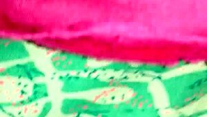 My wife surprises me with a homemade dildo for some amateur pegging fun in our bedroom.