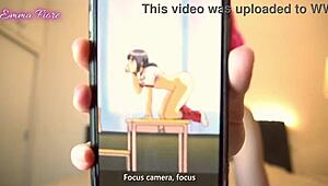 feeling the thrill of imitating hentai sexual positions with petite redhead emma fiore