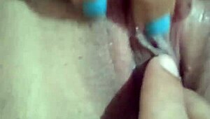 an amateur girl explores her body with fingers in a private moment, discovering new pleasures through self-touch