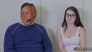 Oh, frisky teen 18+ is getting her anal hole pounded!