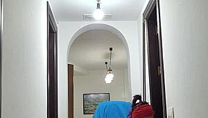 coolmarina pees and plays with a bottle