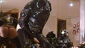 roxina in rubber and latex gets xxxl action!